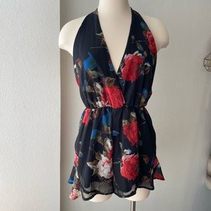 Rose romper jumpsuit